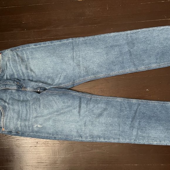 H&M Blue Regular Straight Fit Jeans (S) - Picture 7 of 8